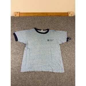 Vintage 70s Champion Blue Bar Michigan University Raglan T-Shirt Size L